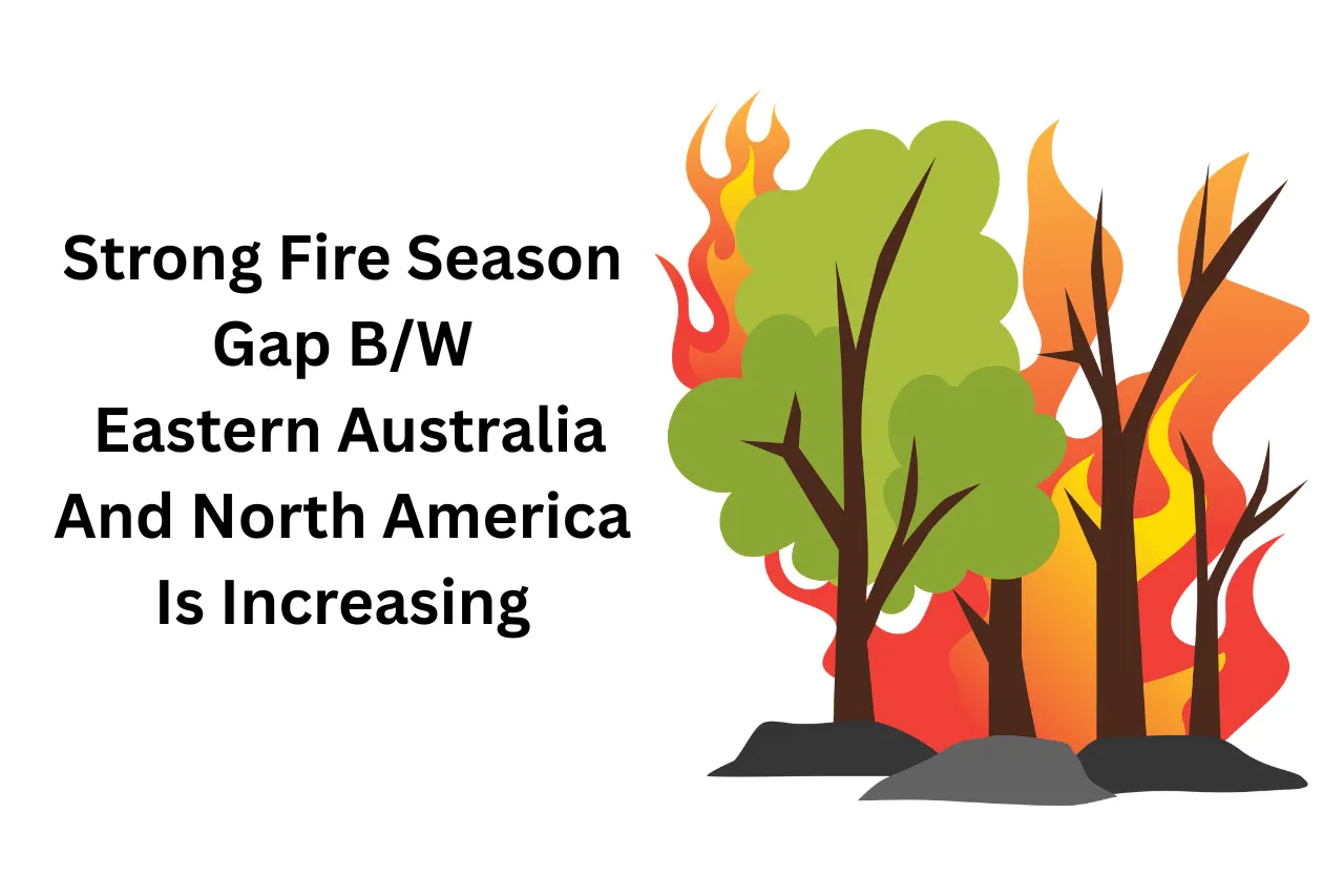 The Strong Fire Season Gap Between Eastern Australia And North America Is Increasing